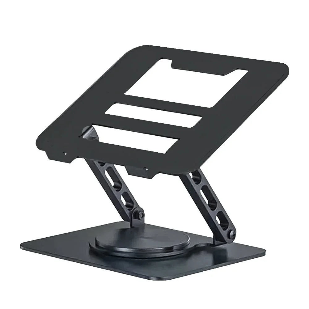 Laptop Stand 360 Degree Rotating Adjustable Portable Foldable 15 Inch Carbon Steel
