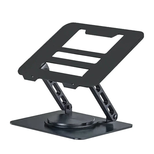 Laptop Stand 360 Degree Rotating Adjustable Portable Foldable 15 Inch Carbon Steel