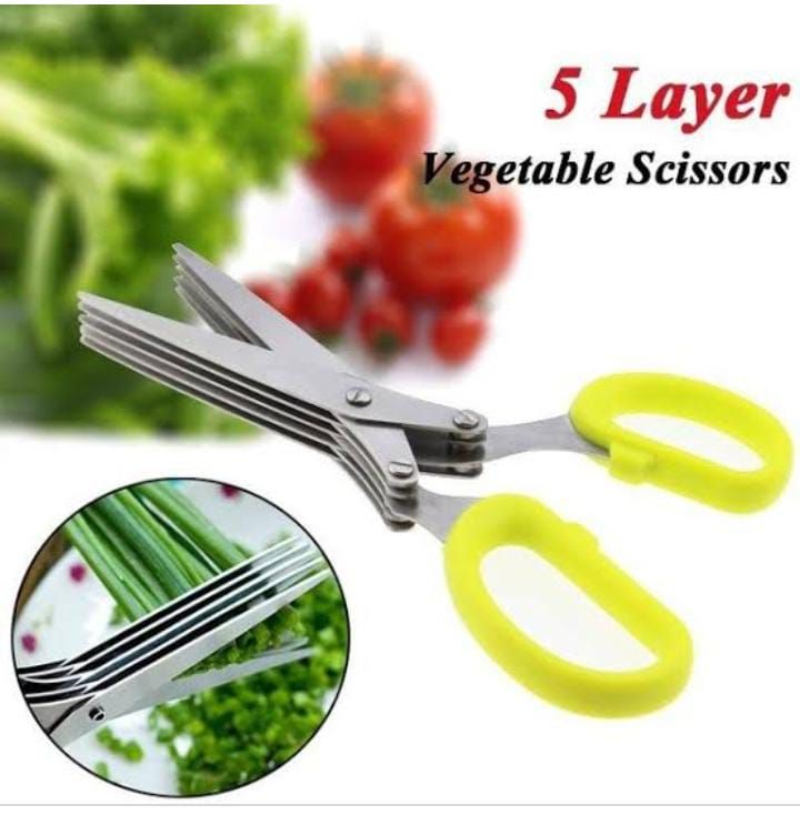 2 pieces 5 Layer Vegetables Scissors