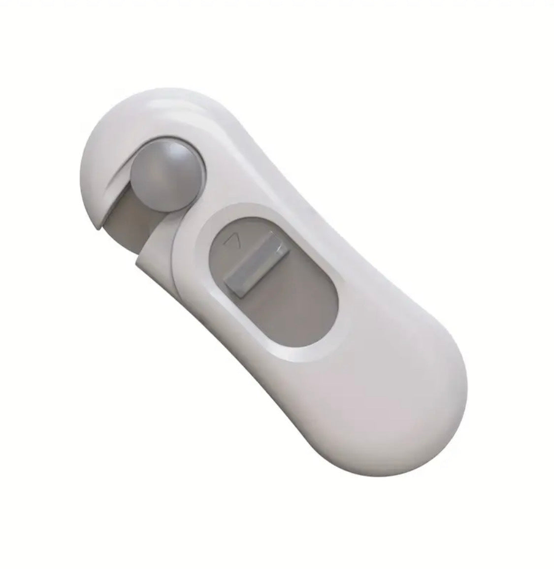 2 pieces 5-Star Tosee Safety Cabinet Locks – EU Standard Child-Proof Sliding Locks for Cabinets, Doors & Fridges | No Drilling | Easy Removal | Durable Plastic | Modern Design | Home Safety Essential