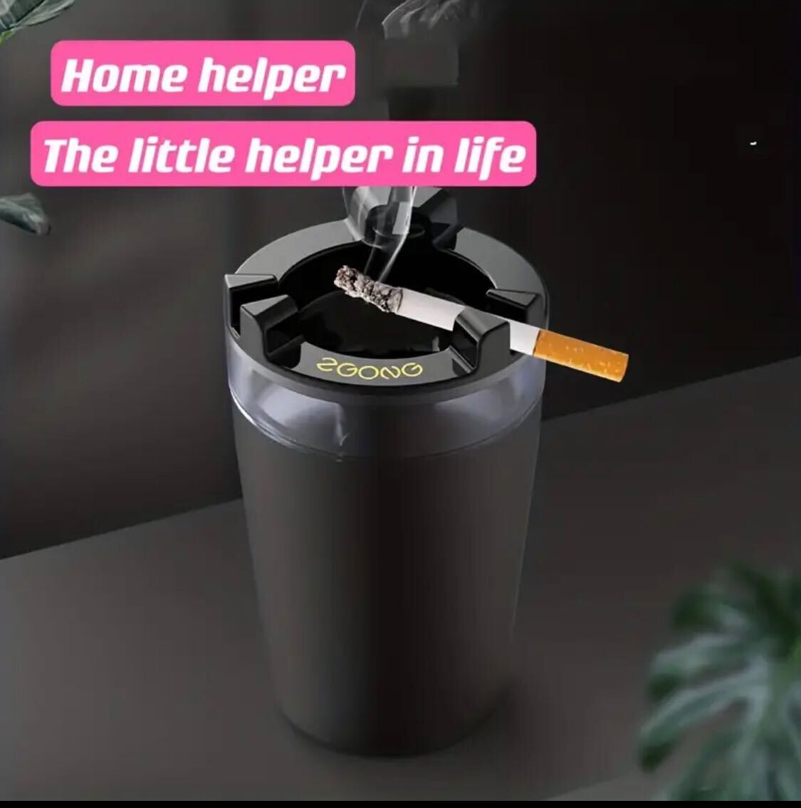 2 pieces Portable Ashtray with Water Tank – Quick & Easy Smoke Extinguishing, Windproof Design for Home & Office Use, ABS & Stainless Steel, Transparent Top for Monitoring Water Level, Smoke Extinguishing Tool | Modern Ashtray | Abs Material, Car Ashtray.