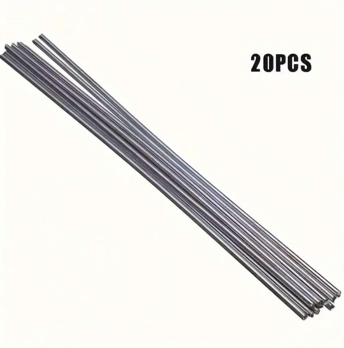 4 sets 5 pcs of Low-Temperature Universal Welding Wire - Ideal for Home Repairs on Aluminum And Aluminum Alloys! Welding Can Be Performed Using Gas Welding Or Argon Arc Welding, with Welding Powder Added for Better Results. 33CM x 1.6mm