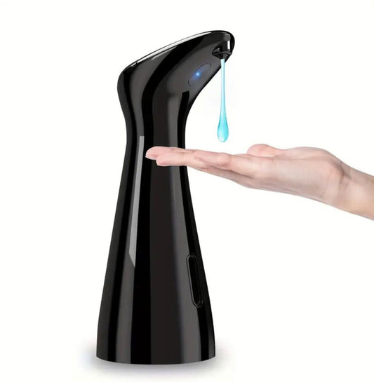 3 pieces High-Quality EU Standard Automatic Soap Dispenser – Touchless, Battery Operated | Wall-Mounted/Countertop | For Soap, Lotion, Shampoo | Sleek Black/White | Ideal for Bathroom, Kitchen,