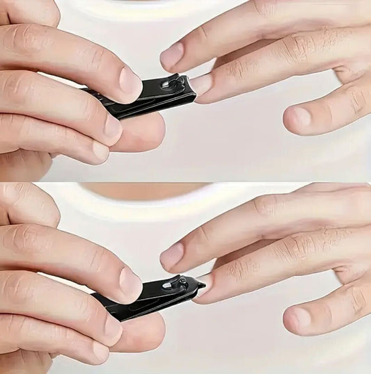 10pcs Luxury Manicure & Pedicure Set – Ultra Sharp Stainless Steel Clippers, Scissors, File & Tools in Stylish Black/Red Box | Professional Quality, Durable, Complete Nail Care Kit