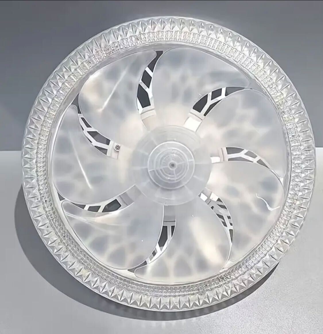 EU Standard Smart Ceiling/Wall Fan Light – E27 Holder, Remote Dimming & 4-Speed Wind Control | Lighting + Fan Combo for Bedroom, Kitchen, Bath, Living Room | Intelligent & Universal Design