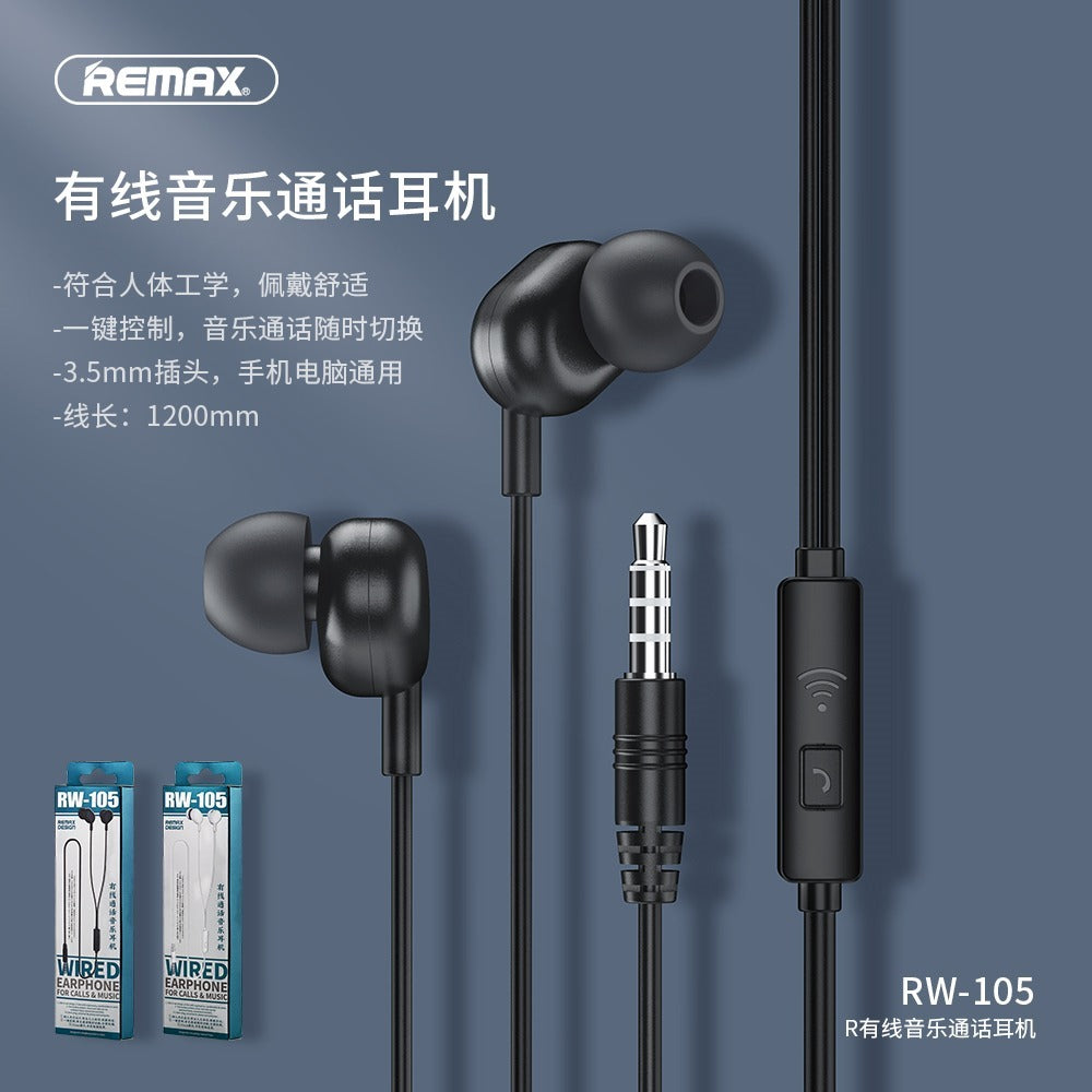 3 pieces Remax Stereo Handsfree Rw 105