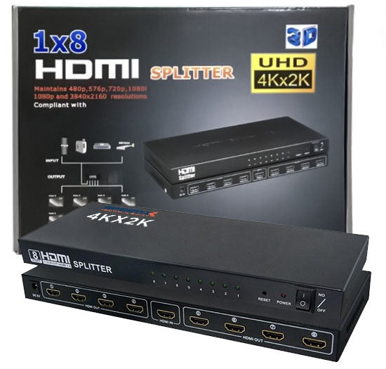 Hdmi Splitter 8 Port 2k 4k