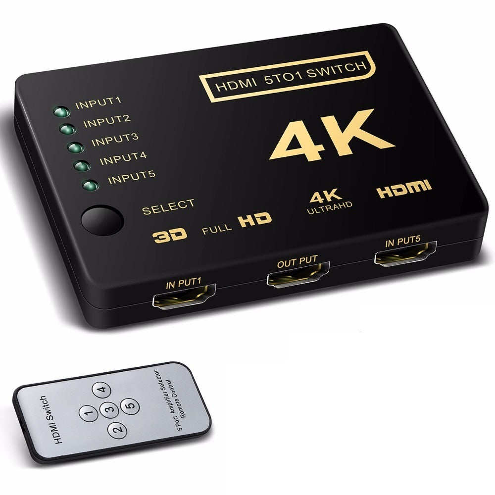 Hdmi Switch 5 Port 2k/4k