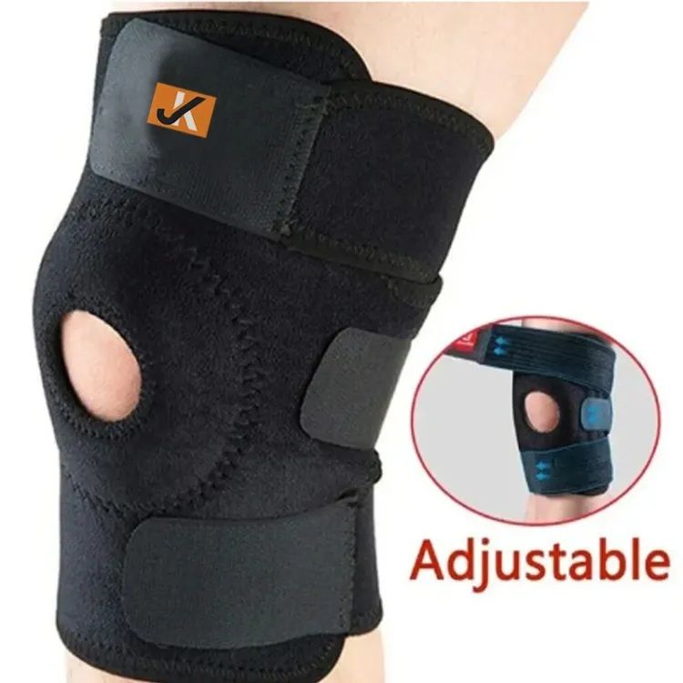 2 pieces Adjustable Knee Brace Support Open Patella Imported Quality
