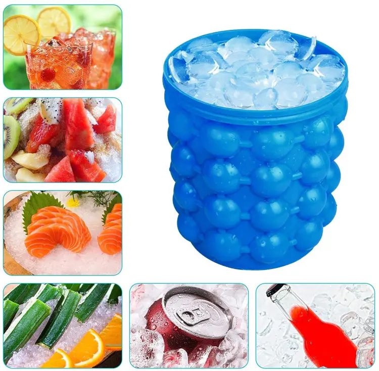 Ice Cube Maker Genie The Revolutionary Space Saving Ice Cube Maker Ice Genie