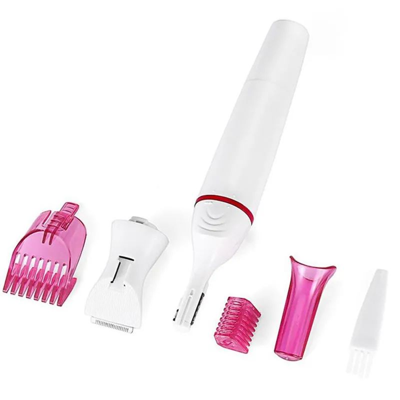 2 pieces Veet Trimmer Multifunction 5 in 1 Electric Epilator Painless Trimmer For Eyebrow Body Facial Hair Removal Hair Shaver