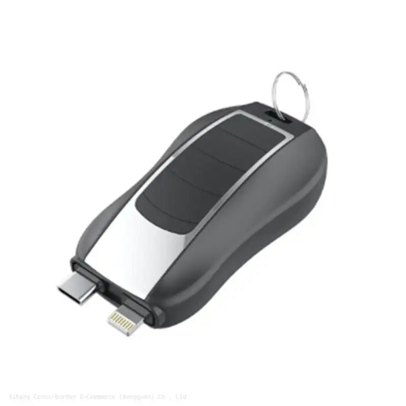 New 2 in 1 Keychain Portable Key chain Power Bank Emergency Charging Treasure Wireless Portable Charger
