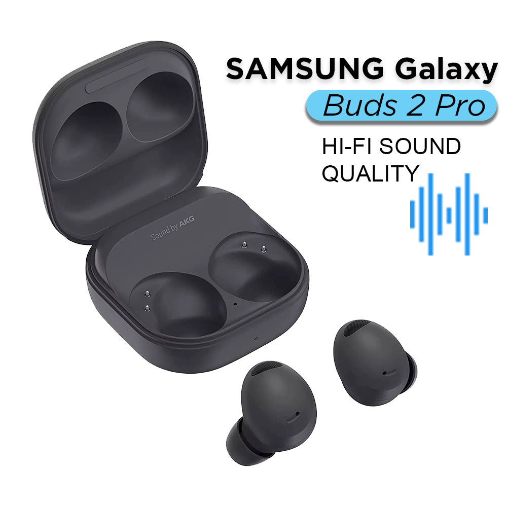 SAMSUNG Galaxy Buds 2 Pro True Wireless Bluetooth Earbuds Bora Purple Description: SAMSUNG Galaxy Buds 2 Pro True Wireless Bluetooth Earbuds Bora Purple ,Black & White