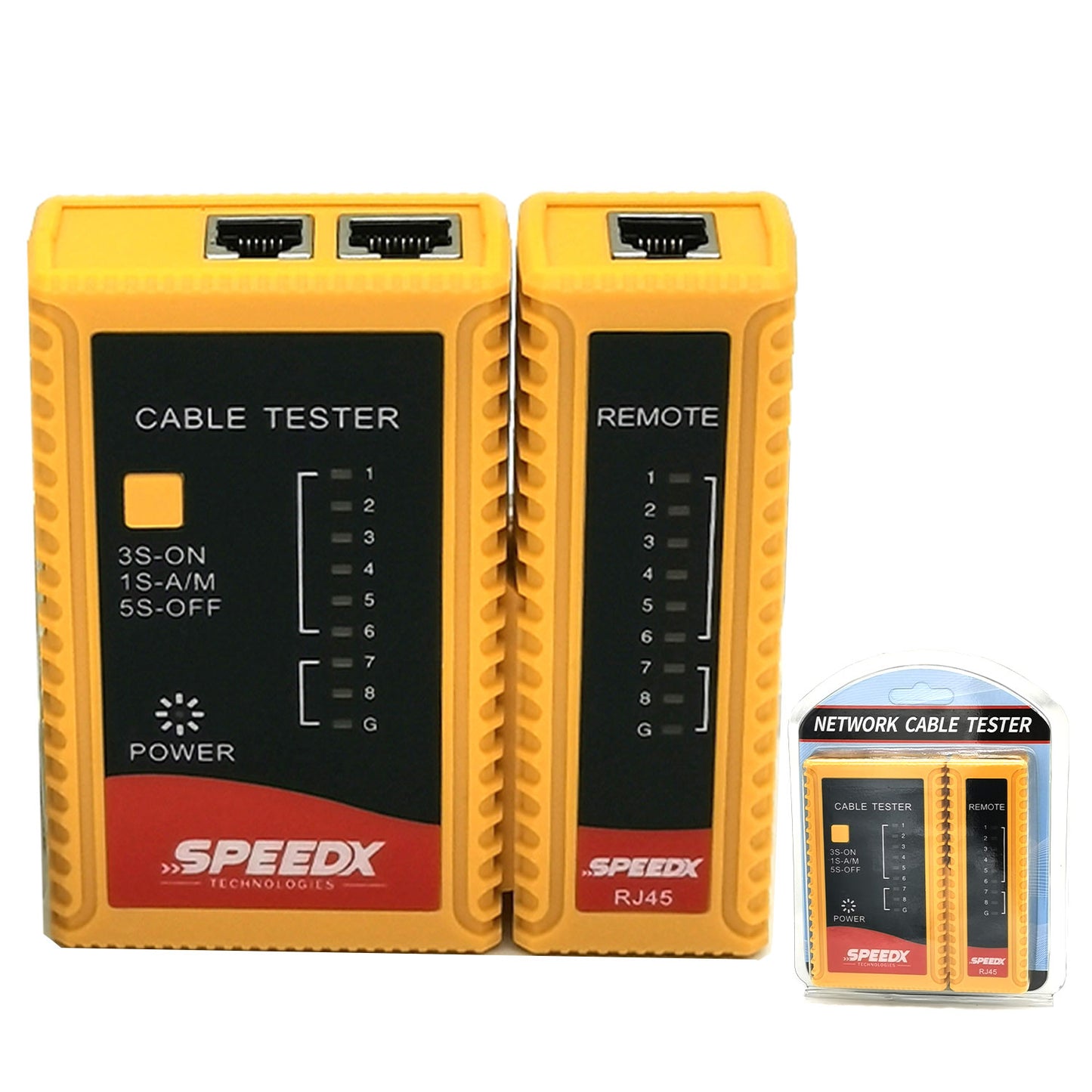 SPEEDX 368A NETWORK CABLE TESTER LINE CHECKER WITH LED INDICATOR