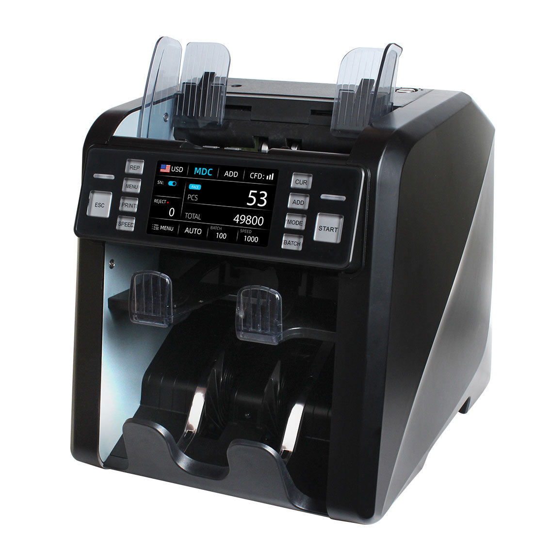 SPEEDX SP-950A DOUBLE POCKET AUTO IDENTITY MULTI CURRENCY ADVANCED COUNTING MACHINE