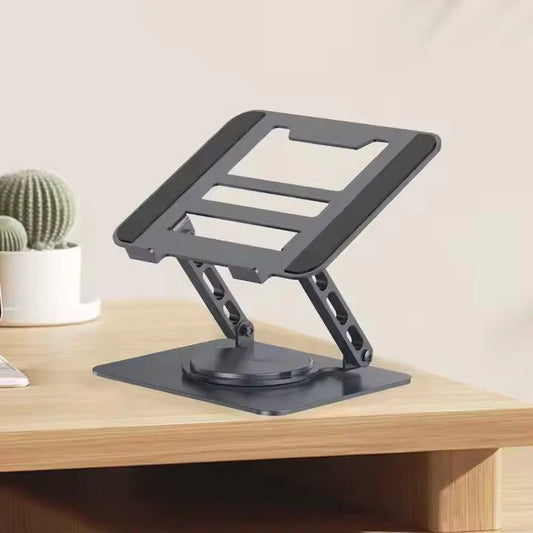 Laptop Stand 360 Degree Rotating Adjustable Portable Foldable 15 Inch Carbon Steel