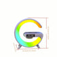 New Model Table Lamp Speaker with Wireless Charging, Colorful RGB Lights, Seven-Color LED Lamp, Multifunctional Hi-Fi Speaker with Time Display And Alarm Clock Function, Supports TF Card Playback.