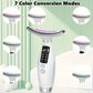 EU Standard 7-Color LED Neck & Face Massager – USB Rechargeable, Portable Skincare Device with Display, Ergonomic Design, Anti-Wrinkle, User-Friendly, Ideal Gift for Women
