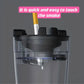 2 pieces Portable Ashtray with Water Tank – Quick & Easy Smoke Extinguishing, Windproof Design for Home & Office Use, ABS & Stainless Steel, Transparent Top for Monitoring Water Level, Smoke Extinguishing Tool | Modern Ashtray | Abs Material, Car Ashtray.