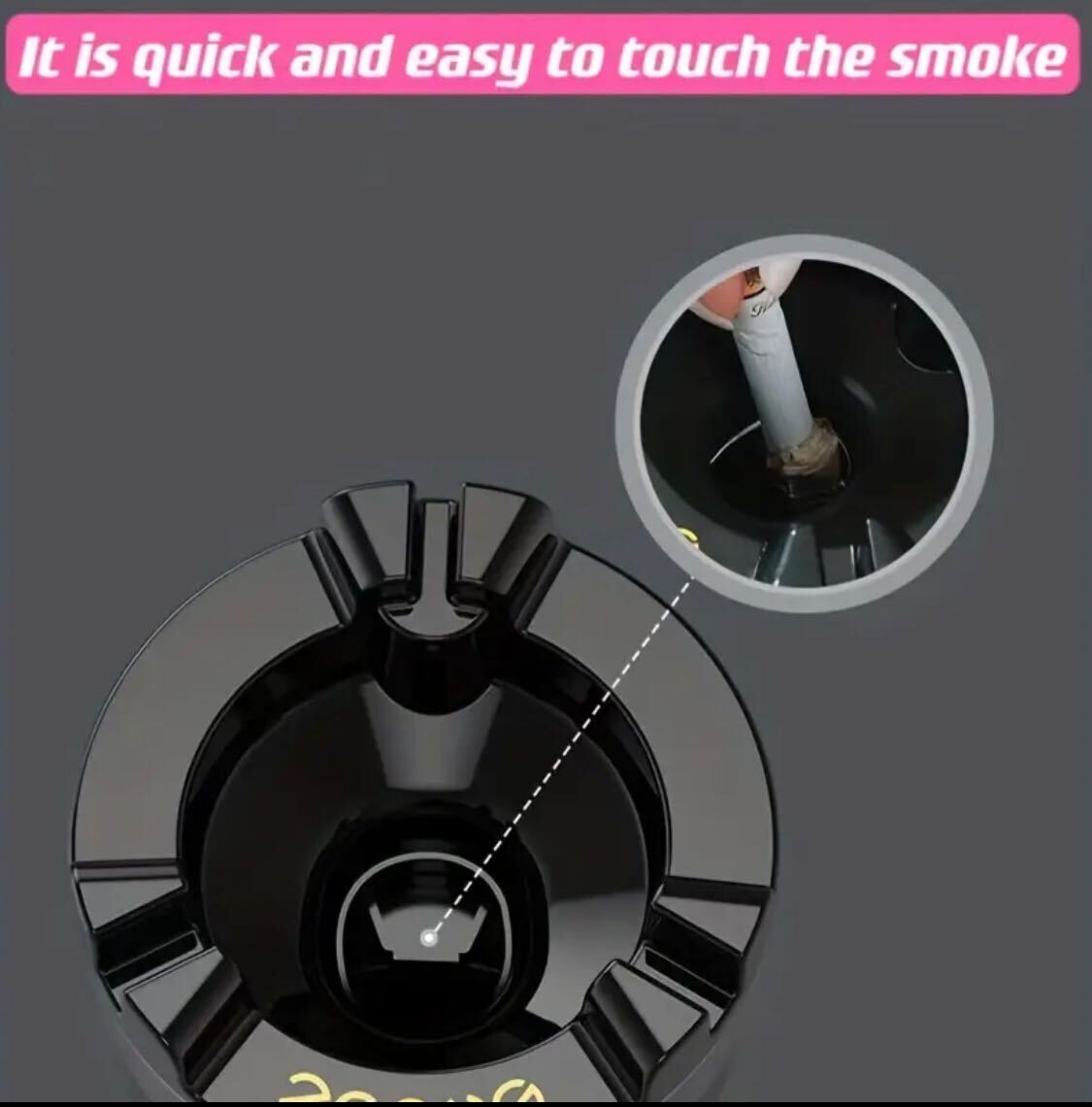2 pieces Portable Ashtray with Water Tank – Quick & Easy Smoke Extinguishing, Windproof Design for Home & Office Use, ABS & Stainless Steel, Transparent Top for Monitoring Water Level, Smoke Extinguishing Tool | Modern Ashtray | Abs Material, Car Ashtray.