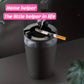 2 pieces Portable Ashtray with Water Tank – Quick & Easy Smoke Extinguishing, Windproof Design for Home & Office Use, ABS & Stainless Steel, Transparent Top for Monitoring Water Level, Smoke Extinguishing Tool | Modern Ashtray | Abs Material, Car Ashtray.