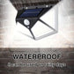 New 100LED wall mounted motion sensor light, intelligent light sensor, solar charging, brightness automatic adjustment, outdoor solar sensor light, four side luminous human sensor wall light. Best for Boundry wall, main gate, backyard.