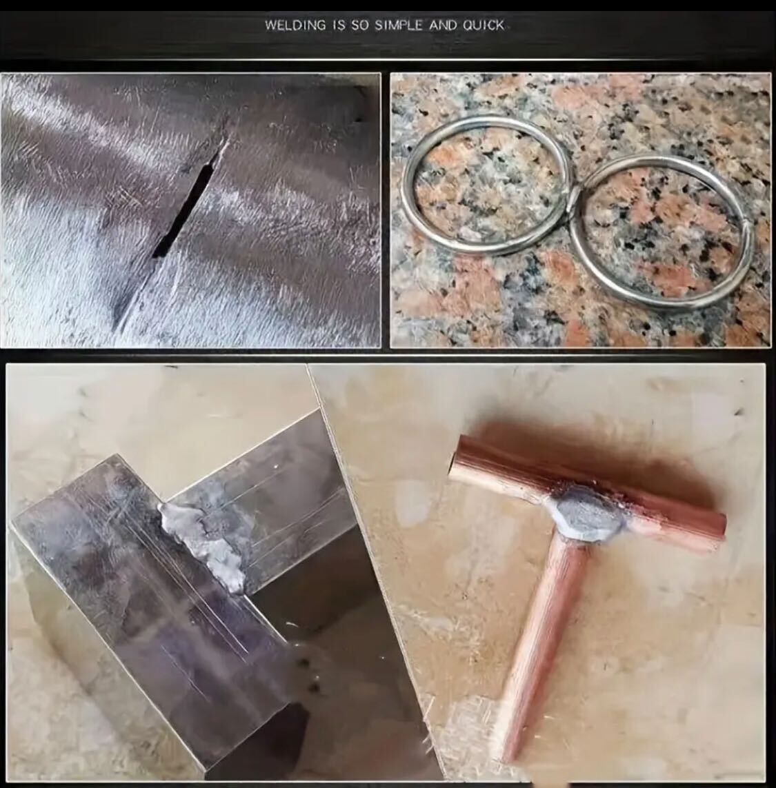 4 sets 5 pcs of Low-Temperature Universal Welding Wire - Ideal for Home Repairs on Aluminum And Aluminum Alloys! Welding Can Be Performed Using Gas Welding Or Argon Arc Welding, with Welding Powder Added for Better Results. 33CM x 1.6mm