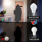 EU Standard Highly Energy Saver 6W, 175V-265V, E27 Cold White LED Motion Sensor Bulbs, For Indoor, Backyard, Main Gate, Cabinet and Porch Use. Best for vigilance. No Battery, Function.