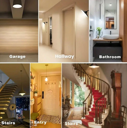 EU Standard Highly Energy Saver 6W, 175V-265V, E27 Cold White LED Motion Sensor Bulbs, For Indoor, Backyard, Main Gate, Cabinet and Porch Use. Best for vigilance. No Battery, Function.