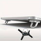 Portable USB Laptop Cooling Stand with Dual Fans, Foldable Design, Silent Operation, Non-Slip Base, ABS Material, Black, Compact & Lightweight for On-the-Go Cooling.