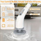 EU Standard Electric Rotating Scrubber – Cordless, Rechargeable, 2-Speed Cleaner with Adjustable Handle & 7 Brush Heads | For Floor, Bathroom, Tile, Bathtub, Walls, Roof & Carpet Cleaning