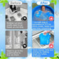 3 pieces High Quality PE Water Bags, Blue, Foldable, Durable and Leak-Proof, Freezable, Portable Handle, Food-Grade Plastic Without BPA. Suitable for Outdoor, Emergency, Camping, Hiking, Travel, Ice Bath, Capacity 10L.