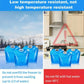 3 pieces High Quality PE Water Bags, Blue, Foldable, Durable and Leak-Proof, Freezable, Portable Handle, Food-Grade Plastic Without BPA. Suitable for Outdoor, Emergency, Camping, Hiking, Travel, Ice Bath, Capacity 10L.