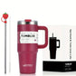 WATERSY 30oz Tumbler – 100% Original 304 Stainless Steel, Vacuum Insulated, Leak-Proof 2-in-1 Lid, Straw & Brush Included, Dishwasher Safe, Durable Red Drinkware, Ideal Gift Option