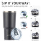 WATERSY 100% Original 20oz Tumbler with Lid, Stainless Steel Vacuum Insulated Double Wall Travel Tumbler, Durable Insulated Coffee Mug, Powder Coated Thermal Cup With Lids And Straw and cleaning brush, Dishwasher safety.