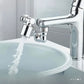 2 pieces 1080 ° rotating bathroom faucet nozzle, Silvery design, designed to save water, extend kitchen faucet, robot arm for washbasin, and home renovation sink accessory, suitable for RV bathroom faucet.