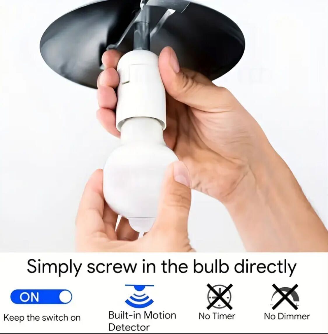 5 pieces High-Quality 9W Motion Sensor LED Bulb – EU Standard, E27 Base, Infrared Detection, 350-500 Lumens | Aluminium Shell | Ideal for Hallways, Porches, Garages, Patios, Cabinets & Indoor Use