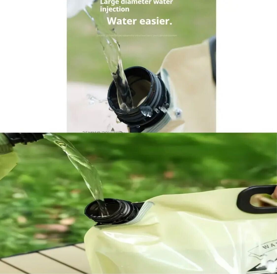 3 pieces High-Quality EU Standard Foldable Water Container – PBA-Free, Food Grade, Leak-Resistant with Faucet | Portable Water Bag for Camping, Hiking, Cycling & Outdoor Travel | Safe Drinking Solution