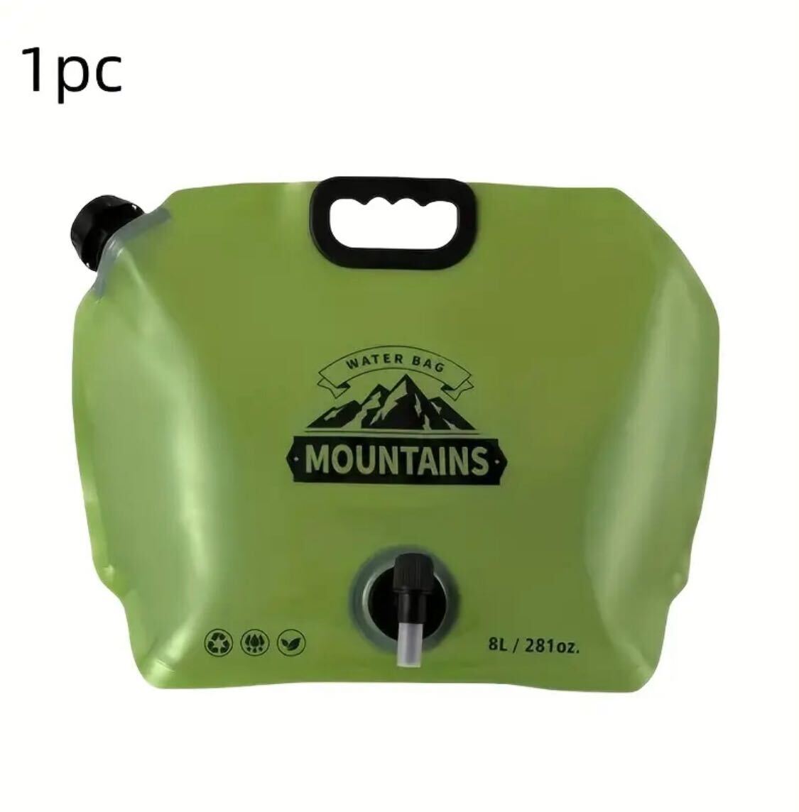 3 pieces High-Quality EU Standard Foldable Water Container – PBA-Free, Food Grade, Leak-Resistant with Faucet | Portable Water Bag for Camping, Hiking, Cycling & Outdoor Travel | Safe Drinking Solution
