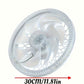 EU Standard Smart Ceiling/Wall Fan Light – E27 Holder, Remote Dimming & 4-Speed Wind Control | Lighting + Fan Combo for Bedroom, Kitchen, Bath, Living Room | Intelligent & Universal Design