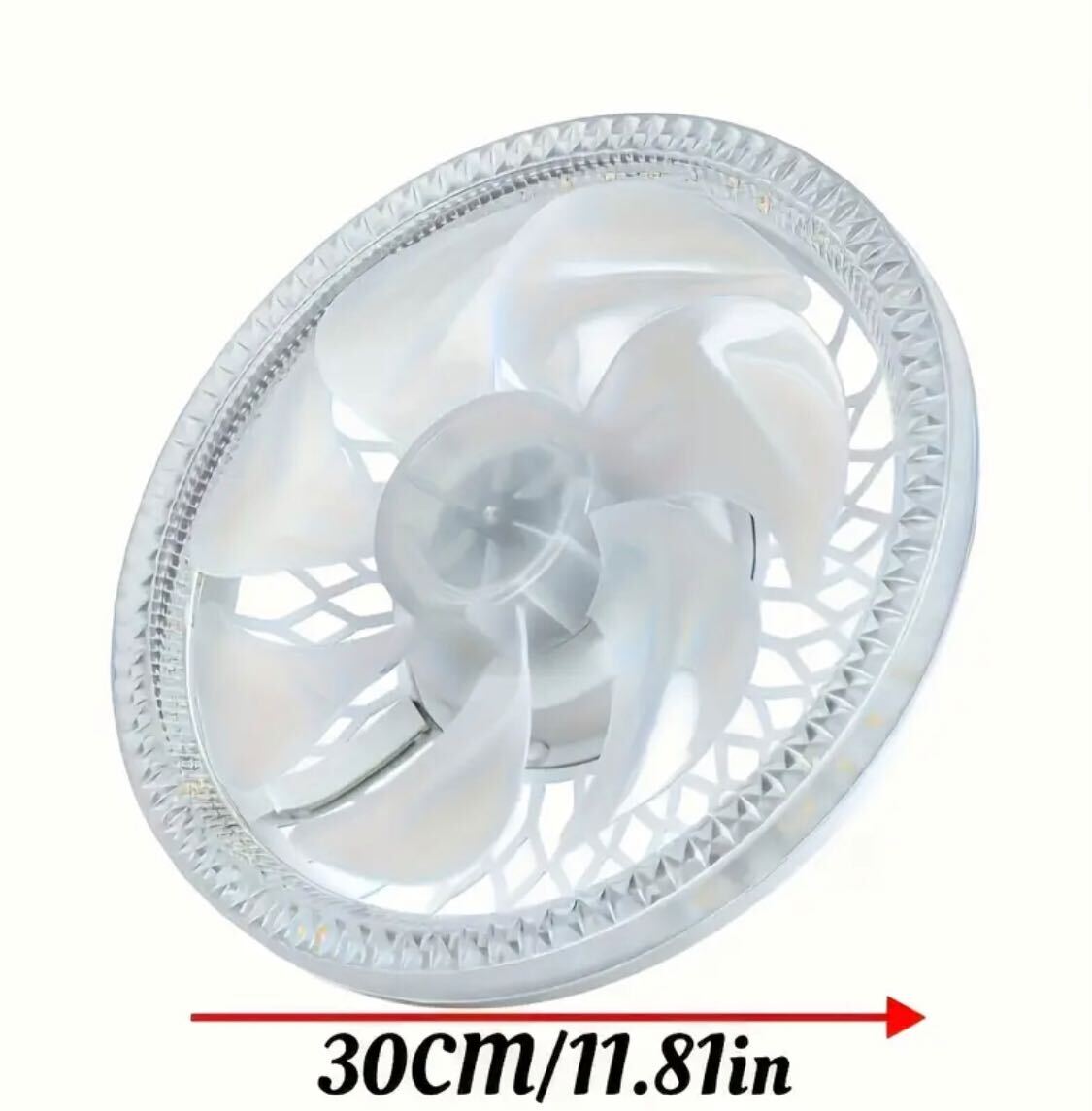 EU Standard Smart Ceiling/Wall Fan Light – E27 Holder, Remote Dimming & 4-Speed Wind Control | Lighting + Fan Combo for Bedroom, Kitchen, Bath, Living Room | Intelligent & Universal Design