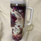 40oz Insulated Stainless Steel Mug – Double-Wall Vacuum Cup with Lid & Straw | Spill-Proof, Non-Slip Handle | Hot/Cold Travel Mug for Home, Office, Cafe, Hiking | Durable 304 Steel | Handwash Only