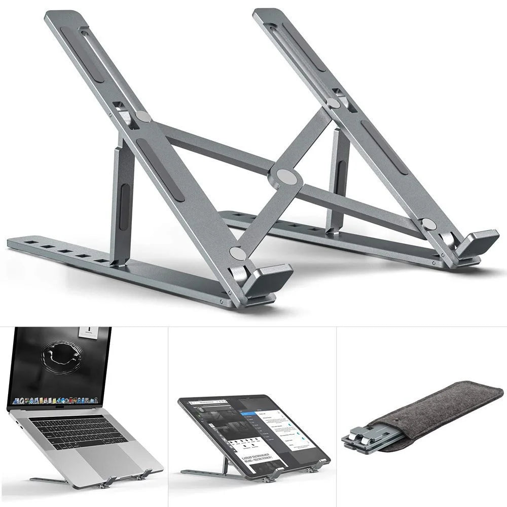 2 pieces Speed-x 18 Inch Laptop Stand Creative Folding Storage Bracket