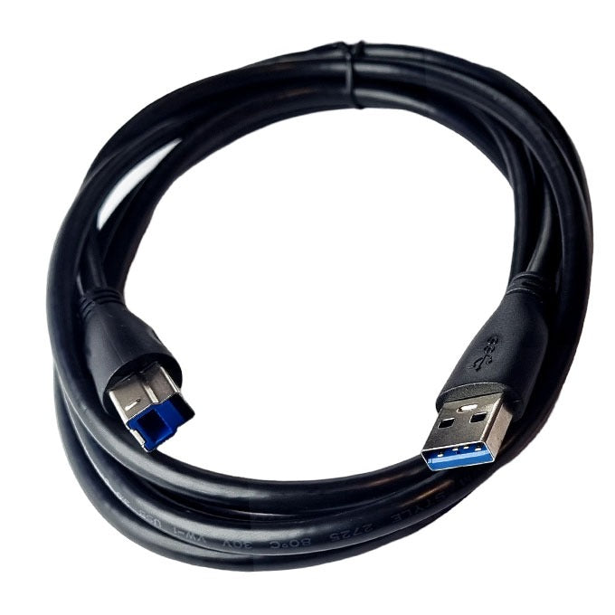 2 pieces Usb Printer Cable 1.8m Black 3.0 Made In Taiwan