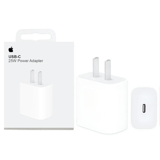 2 pieces 25w Iphone Usb-c Pd Power Adapter Charger 2 Pin (us Pin)