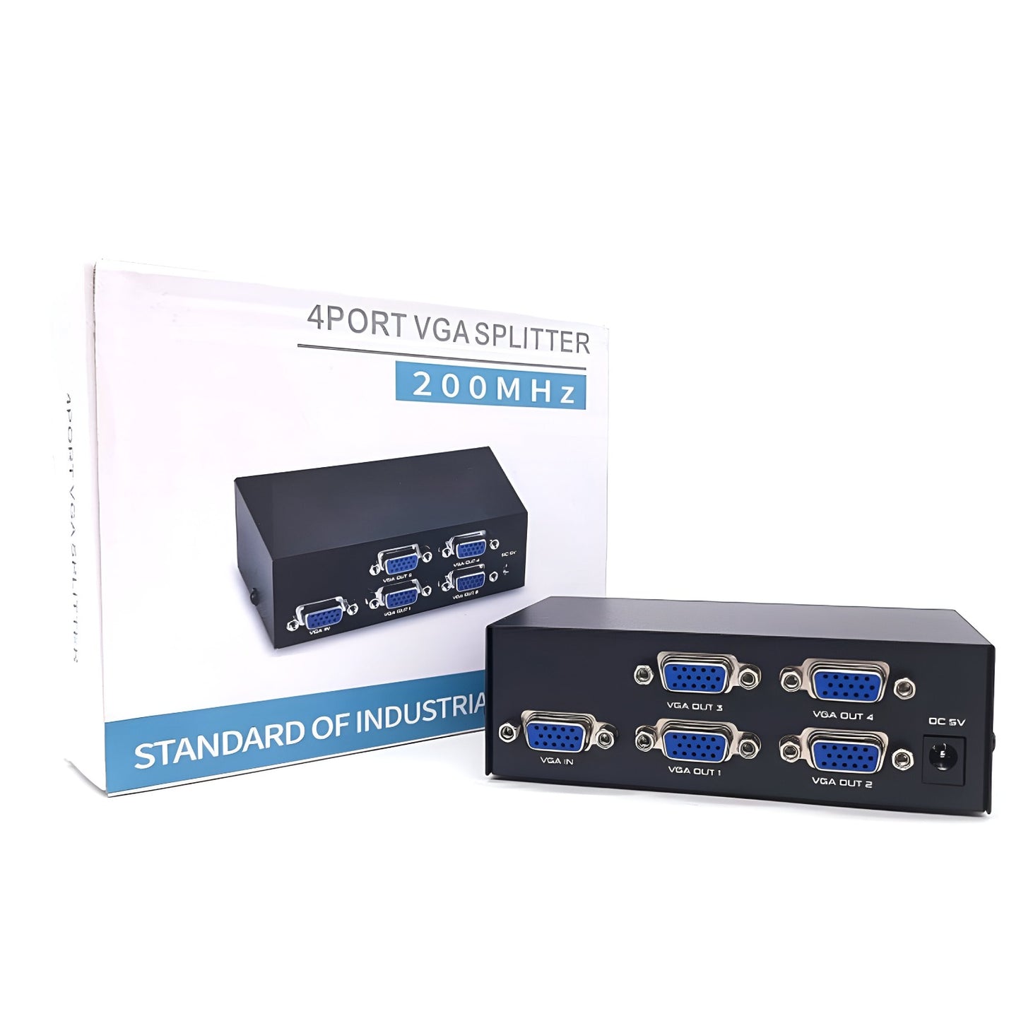 Vga Splitter 4 Port 200 Mhz