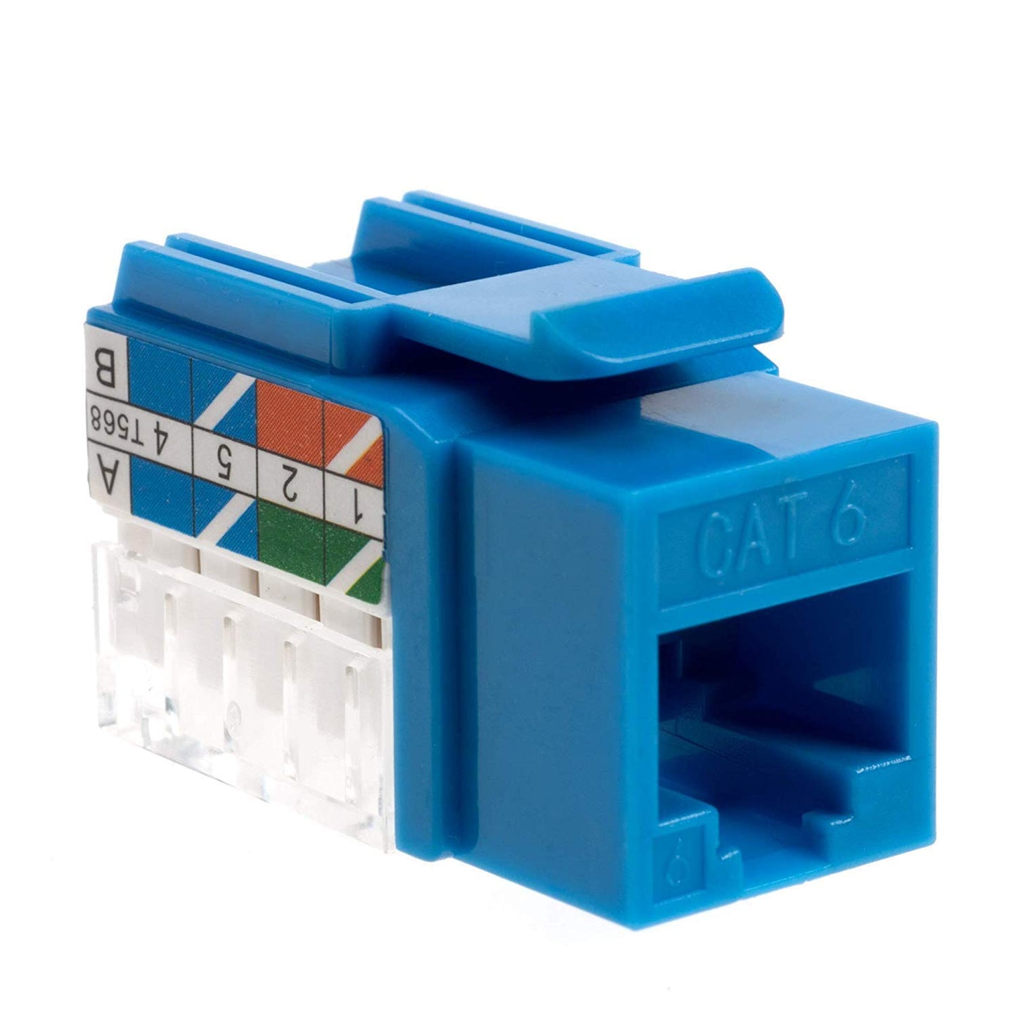 3 pieces COMMSCOPE Cat 6 IO Tool-less Keystone Jack 110 UTP Blue