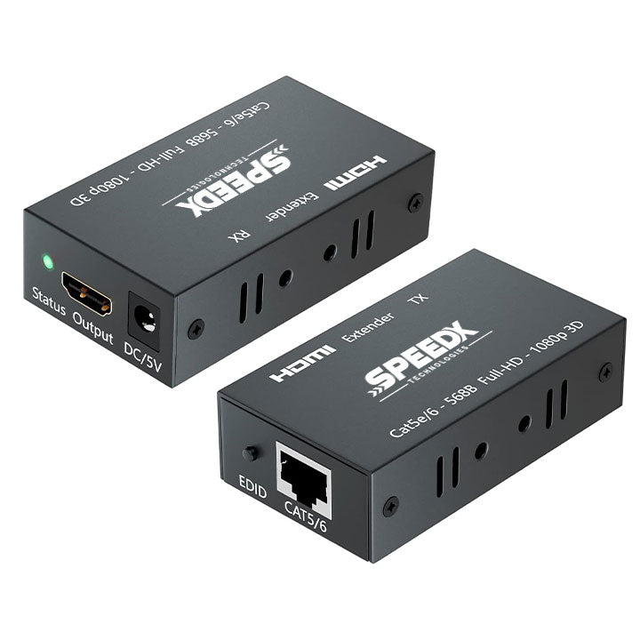 SPEEDX HDMI RANGE EXTENDER SINGLE LAN 60M