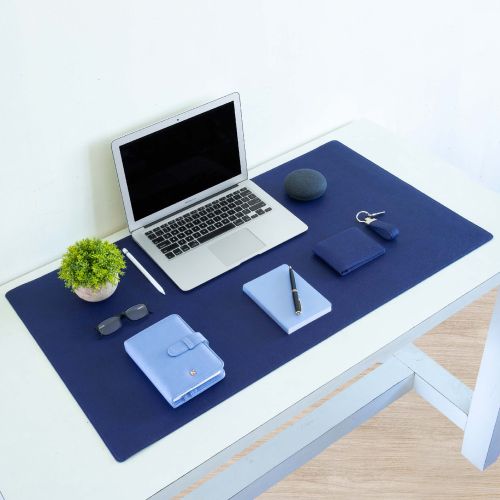 Laptop Matt Desk Mat Computer Table Protector Mat Multi use Synthetic Leather Matt Large