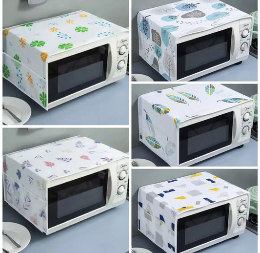 4 pieces Microwave Dust Cover Waterproof Microwave Oven Cover